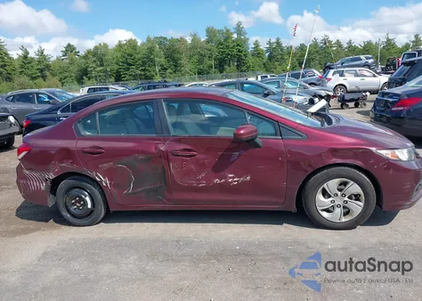 2014 Honda Civic Lx from USA, damaged, VIN 2HGFB2F56EH516290
